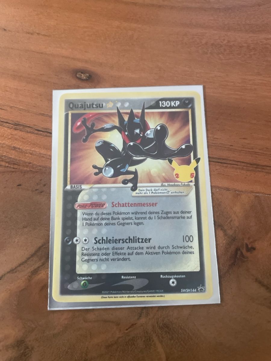Pokémon Carte collezionabili: Quajutsu Goldstar Promo Celebrations – Nuovo (secondo la descrizione) da Flawil venduto da Duft-Alchemist