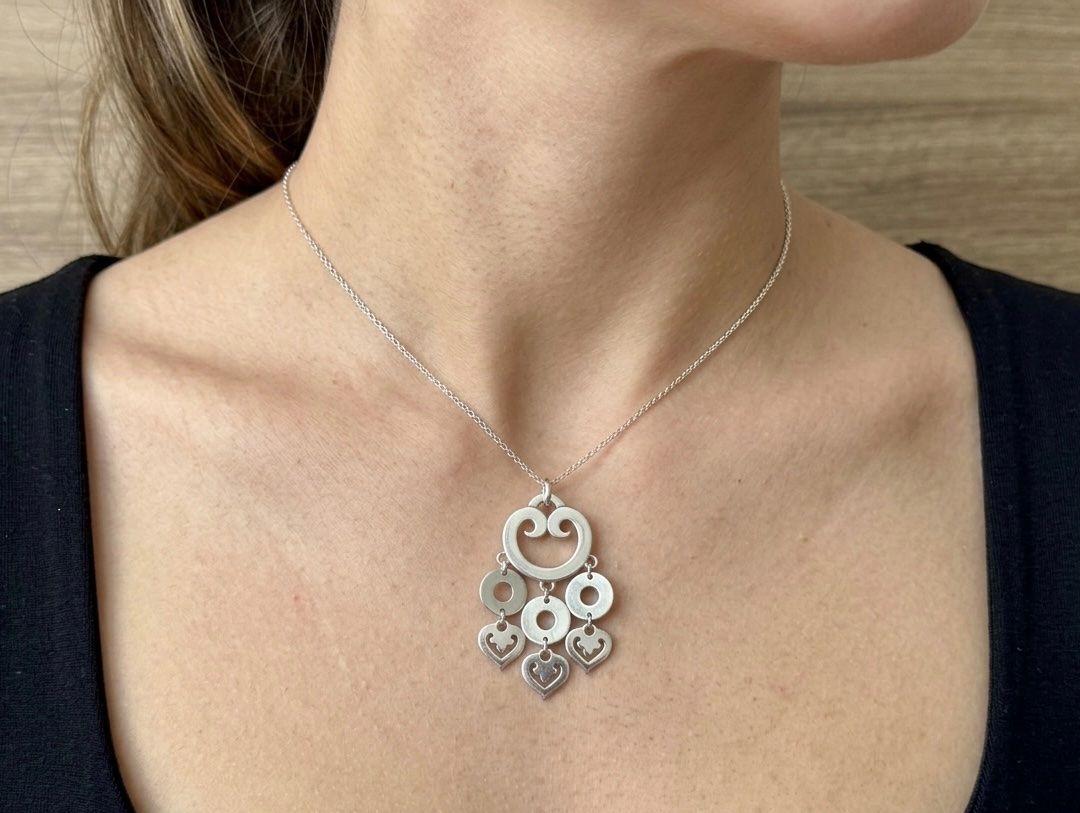 Pendentifs: Pendentif O.J. Perrin en Or Blanc. – D'occasion à Geneve par iBest