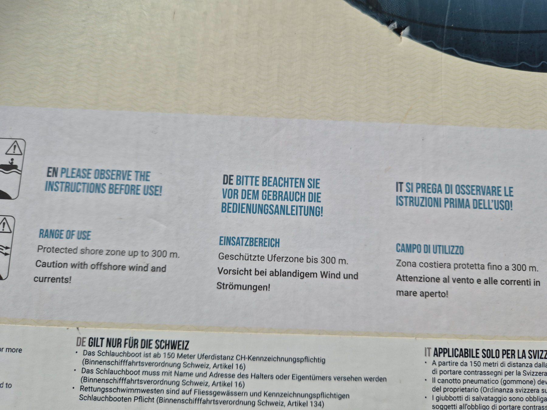 Barche: Gummiboot Schlauchboot – Nuovo (secondo la descrizione) da Zweisimmen venduto da Kleindietwil 2