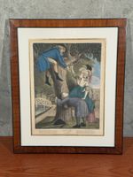 Vintage Framed Print: January and May the merchant’s tale