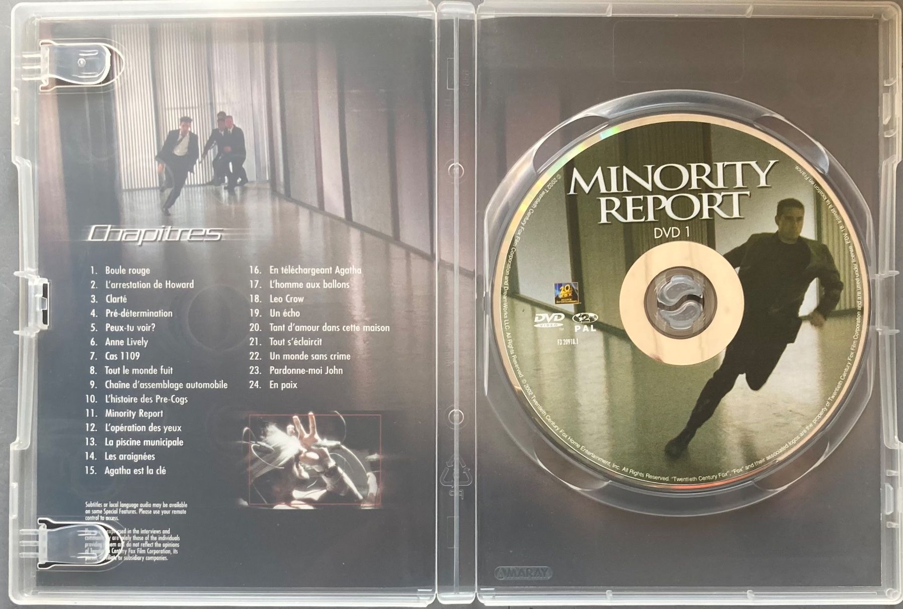 Tutti i DVDs: STEVEN SPIELBERG - MINORITY REPORT – Usato da Poliez-Pittet venduto da Newtown-Records 2