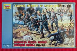 Zvezda / German Infantry of World War I / 1/72