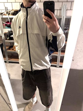 adidas trackjacket white/black