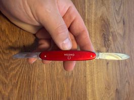 Omega Sackmesser rot, Sammlerstueck, Vintage, gut erhalte...