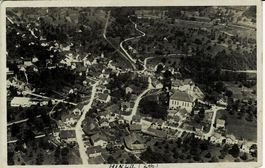 HINWIL aus 100m ZH Fliegerpostkarte ca 1920!