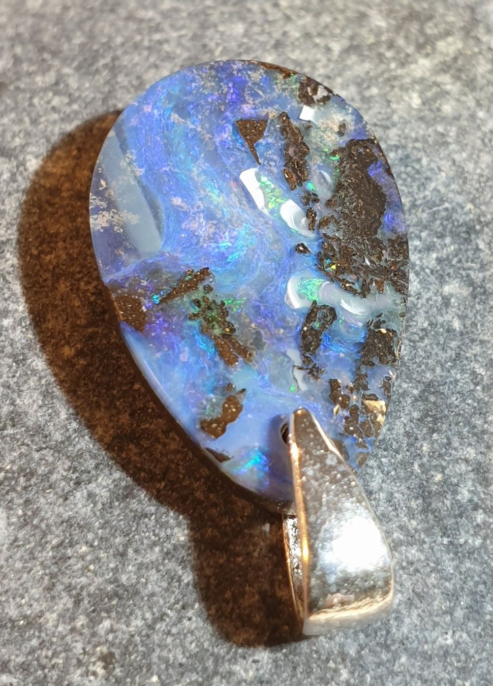 Ciondoli: Anhänger Boulder Opal. – Nuovo (secondo la descrizione) da Niederbüren venduto da Raphael014 4
