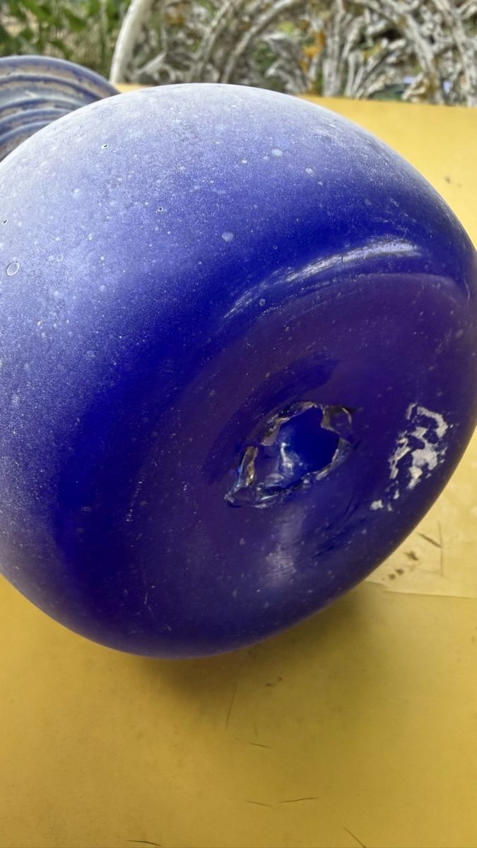 Murano Vasi & Recipienti: Murano Glas römische Flasche, blau, Vase – Usato da Riedholz venduto da Frettchen63 2