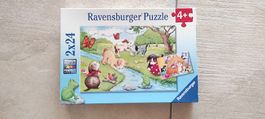 Ravensburger Puzzle 2x Puzzle-Spass für Kleinkinder