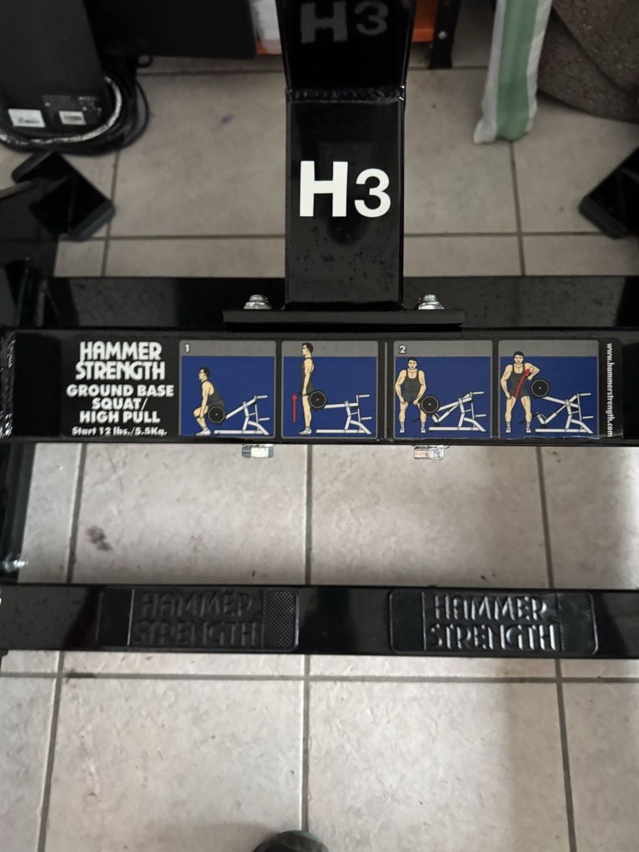 Hometrainer: Hammer Strength Ground Base Squat/High Pull-Top Zustand! – Usato da St. Margrethen SG venduto da taf_alb 8