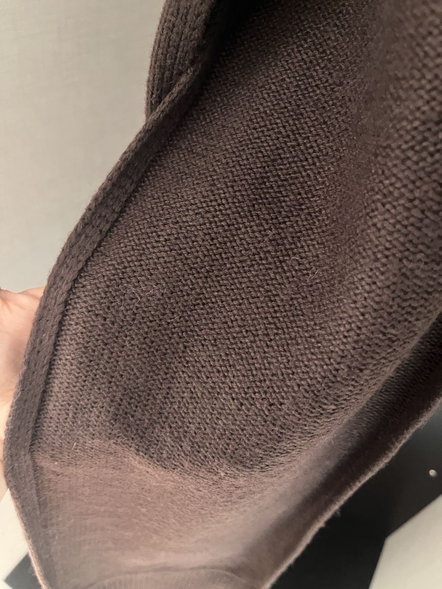 Michael Kors Foulard & Sciarpe: Michael Kors sciarpa lunga in maglia marrone cioccolato con – Usato da Lugano venduto da gil_2xvg 2
