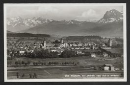 Carte Postale ROMONT, Vue générale. Vanil Noir et Moléson