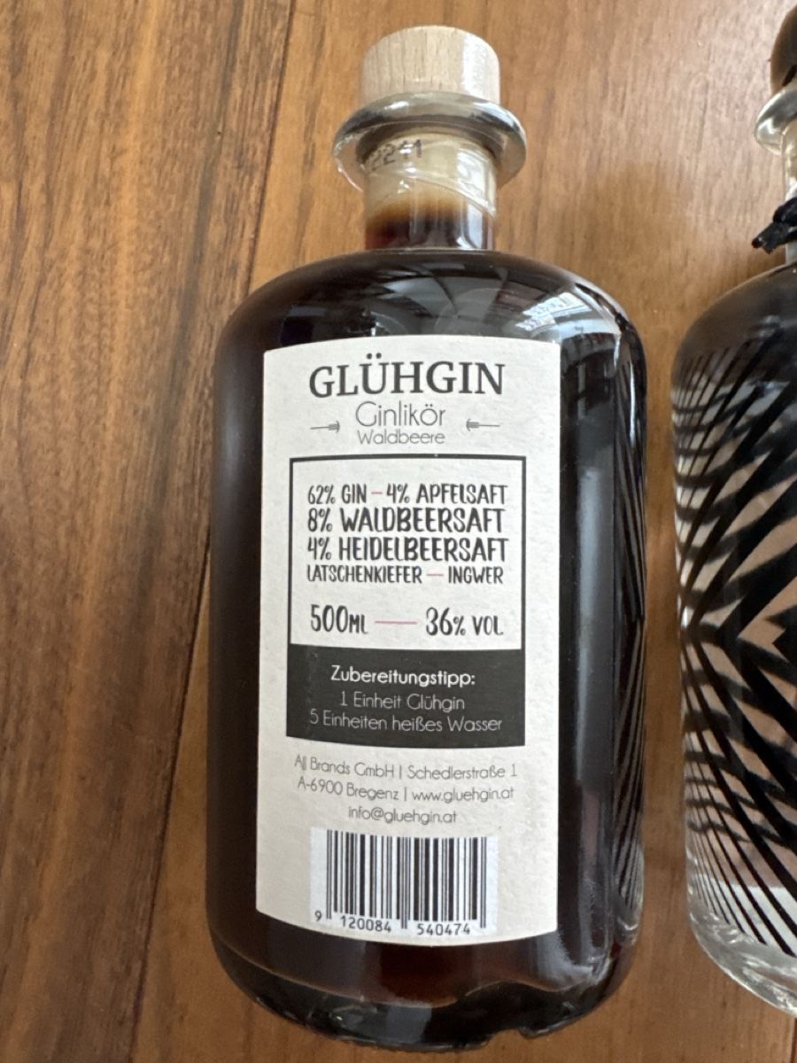 Spirituosen: 2 Flaschen Gin, Ginfinity und Glühgin – Neu und originalverpackt aus Baar von moritz1960 1
