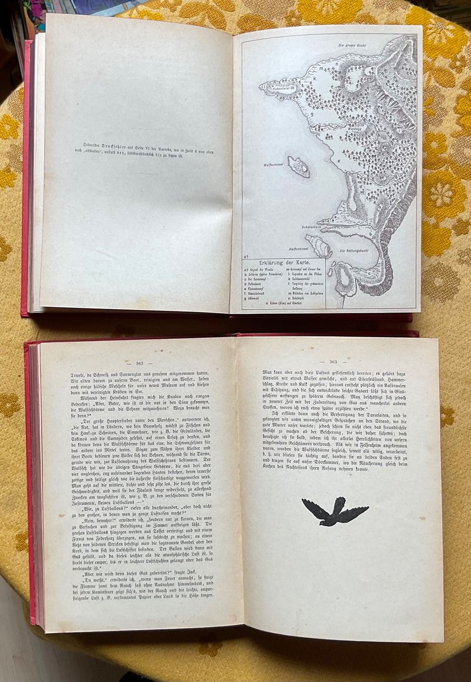 Libri: 2 Bücher Der Schweizerische Robinson von 1895 – Usato da Endingen venduto da nathan05 8