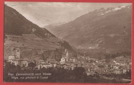 Visp - Fotokarte 1919