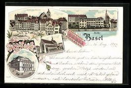 Litho Basel, Universität, Barfüsslerpl