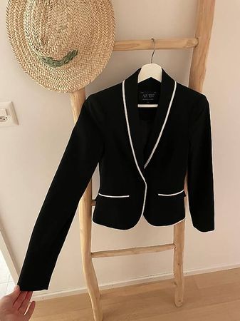 Armani Jeans Blazer schwarz/weiss Gr. S