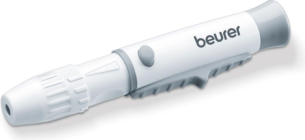 Beurer Attrezzature mediche: Beurer Stechhilfe mit AST-Kappe (Stechhilfe) – Nuovo e nell'imballaggio originale da Oberwil-Lieli venduto da Claudine_1988