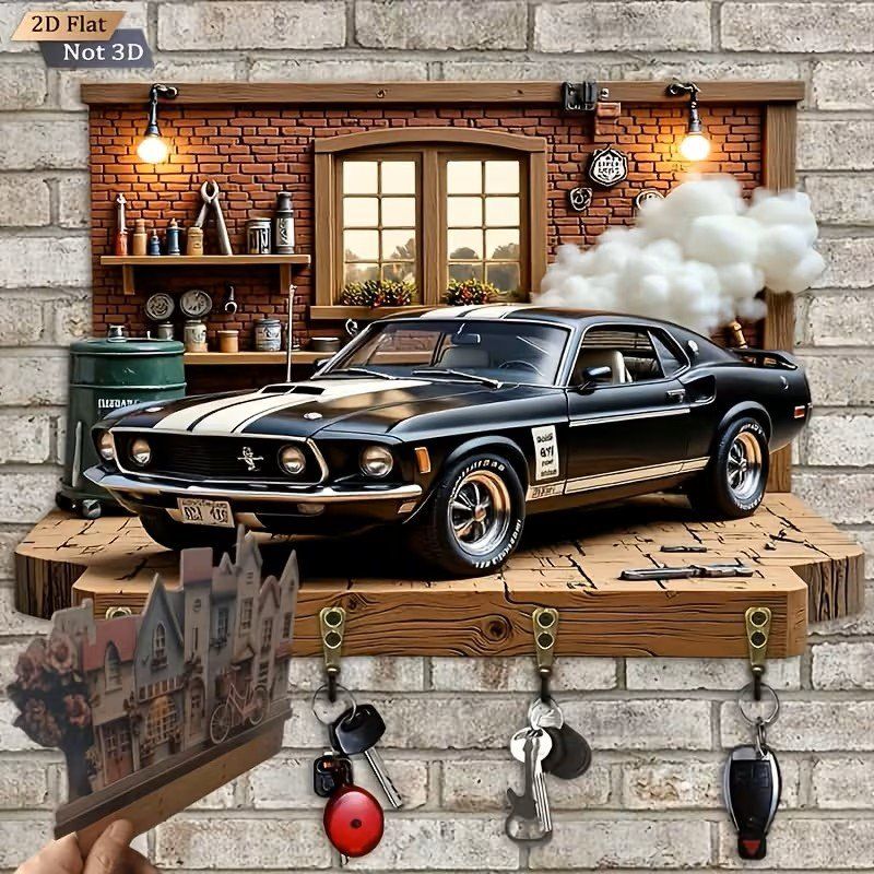Alle Dekorationen: Schlüsselbrett Ford Mustang – Neu und originalverpackt aus Grenchen von juebo