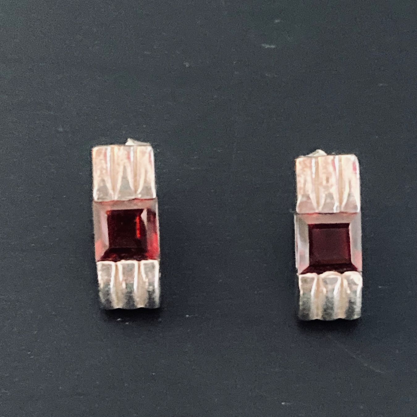 Orecchini pendenti & Orecchini a lobo: Belles boucles design argent 925 et cornaline – Nuovo e nell'imballaggio originale da Genève venduto da ct_fqr8