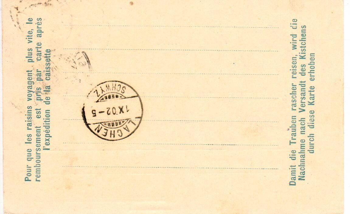 Cartes postales: PK; Candide Rey Sierre  1902 – D'occasion à Wolhusen par Curver9 1
