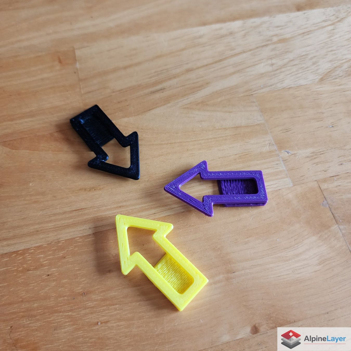 Sonstiges zum Sammeln & Seltenes: 4x 3D Printed Arrow Bookmarks Set – Color Bundle – Neu (gemäss Beschreibung) aus Losone von AlpineLayer 1