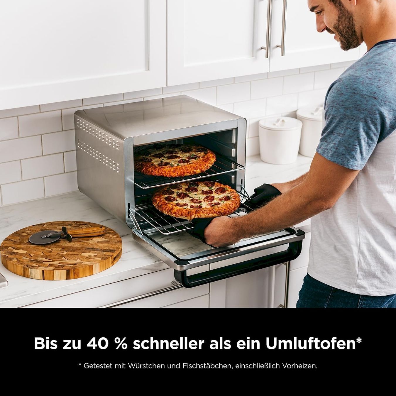 Forni per pizza: Ninja Foodi Multifunktionsofen DT200EU – Nuovo e nell'imballaggio originale da Bottighofen venduto da zaap 6