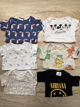 6x Kurzärmeliger Body für Jungen Größe 68 🦊