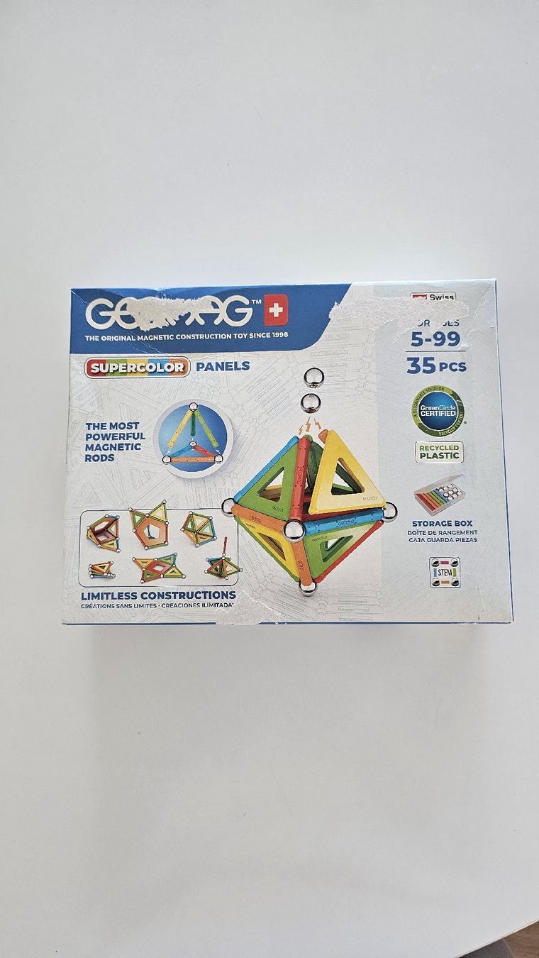 Geomag Kit di costruzioni: New GEOMAG set magnetic rods – Nuovo e nell'imballaggio originale da Baar venduto da fraj1