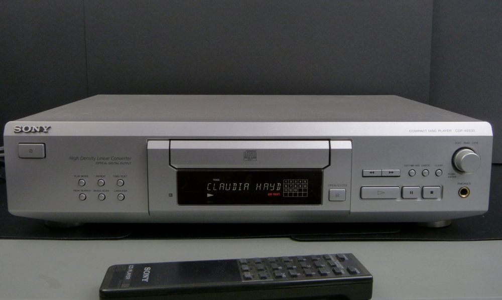 Sony Compact Disc Player CDP-XE530 mit CD Text & FB *TOP* (Gebraucht ...