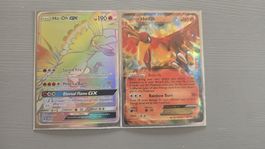 Pokémon Ho-Oh GX Karten guter Zustand 2 Stk.