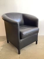 Wittmann Aura Sessel schwarzes Leder Designklassiker