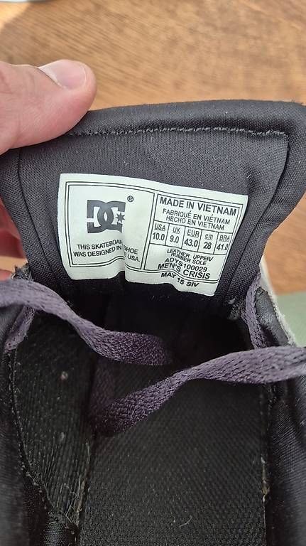 DC shoes Chaussures hommes: DC Herrenschuhe kaum getragen – D'occasion à Busswil TG par one123 4