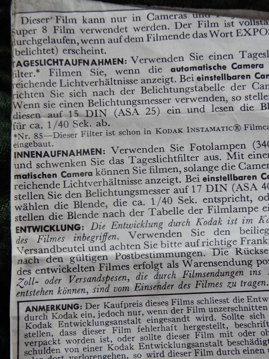 Videocamere: ALSTAR SUPER 8 FILMKAMERA – Difettoso da Huttwil venduto da Kunterbuntli 2