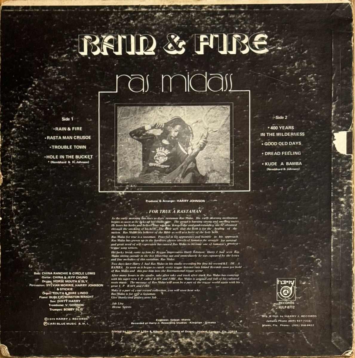 Dischi in vinile: Ras Midas * Rain & Fire (LP) – Usato da Wettswil venduto da osoma99 1