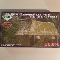 820 ... OB-3 Armoured Car mit T-26 Turm ... UM 608