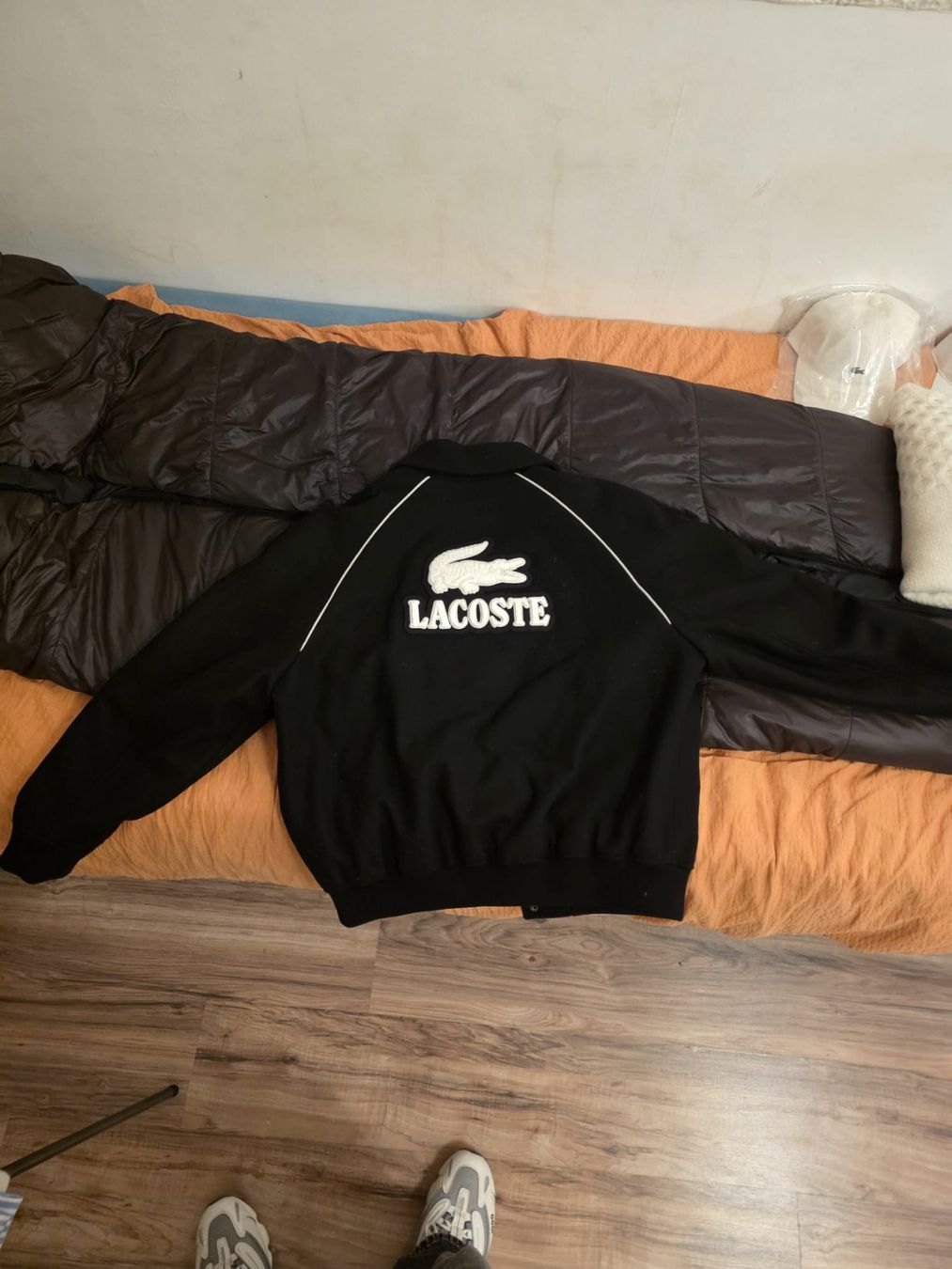 Lacoste Vestes: Lacoste Contrast Logo Wool Varsity Jacket – D'occasion à Frick par KonradM.