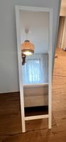 Standspiegel weiss mit Holzrahmen 170x45cm