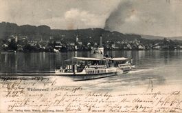 Wädensweil (Wädenswil). Dampfschiff "Waedensweil"