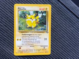 Pokemon Pikachu Dschungel Jungle deutsch near Mint