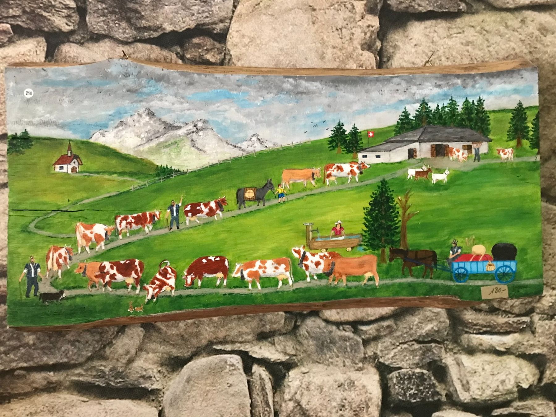 Dipinti: Poya – Nuovo (secondo la descrizione) da Montet (Broye) venduto da Jackolino