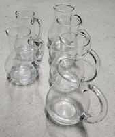Set 6 Stk. Karaffe Glaskrug Wasserkrug Saftkrug
