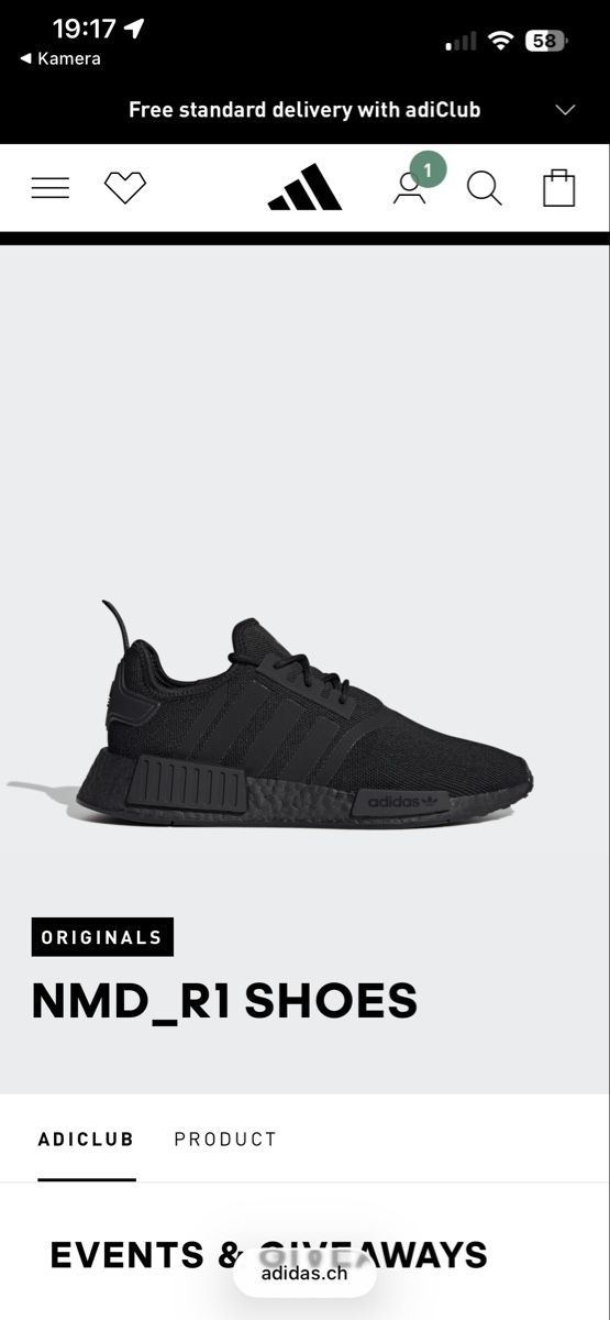 Chaussures hommes: Adidas Schuhe – D'occasion à Volketswil par vbo_wzz8