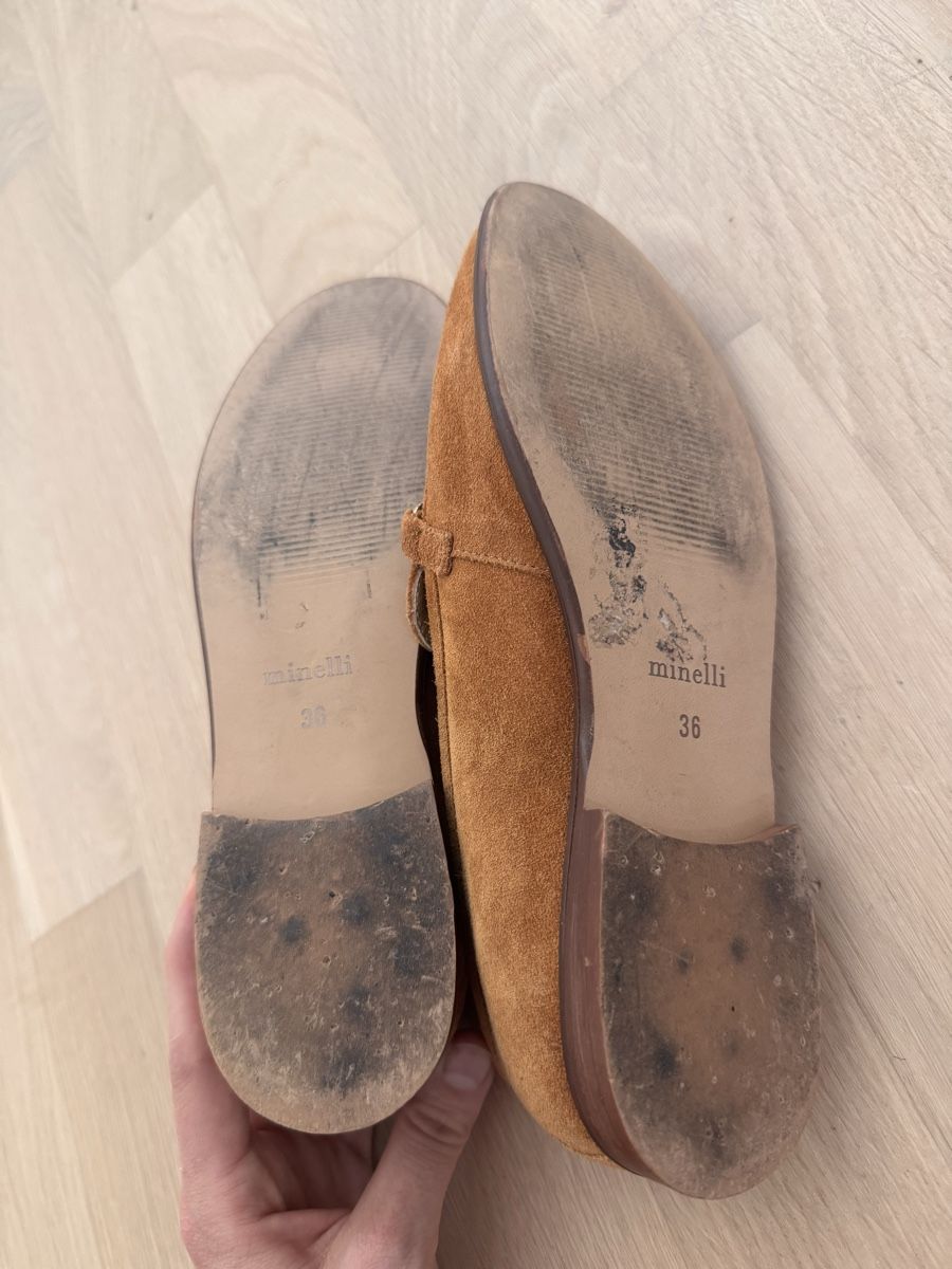 Scarpe da donna: Loafers Minelli brown suede size 36 – Usato da Dübendorf venduto da ClaraS. 5