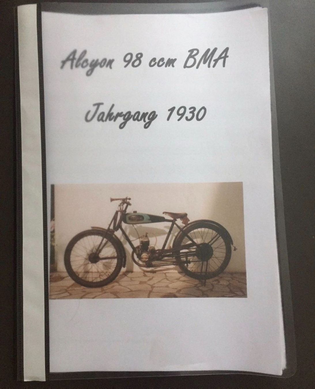 Altro: Motorrad Oldtimer Alcyon 1930 – Nuovo (secondo la descrizione) da Rothenburg venduto da Surferboy1969 1