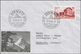 MATTERHORN / CERVIN  illust. Brief  ʘ K 36 ZERMATT
