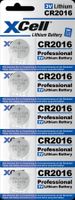 Knopfzelle CR2016 Lithium (5Stk.)