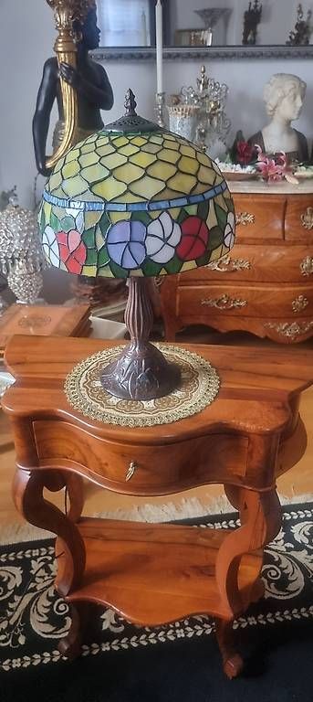 Lampade: Jugendstil Tiffany Lampe – Nuovo e nell'imballaggio originale da Kaufdorf venduto da Nati-Nati 9