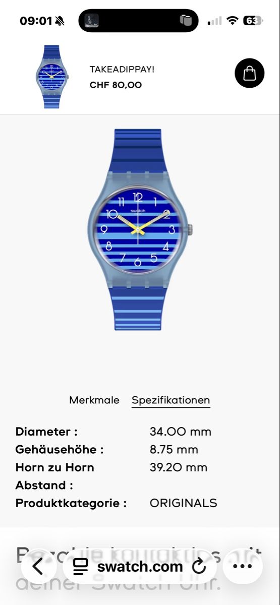 Swatch Orologi: Swatch Damenuhr 34mm – Usato da Luzern venduto da mar_x96f 6