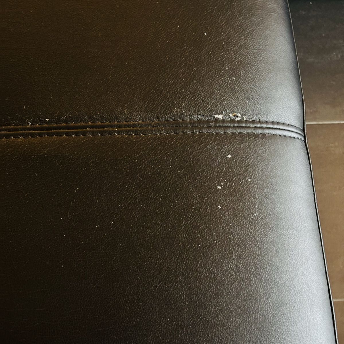 Divani: Ecksofa schwarz mit Bettfunktion (Kunstleder) – Usato da Niederwangen b. Bern venduto da muidop 6