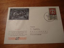 Sonderbrief 1945, Schweizer-Spende, o Bern, gelaufen
